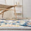 Tapis floral en laine et coton touffeté à la main Cyriacos-1583792314