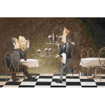 Le sommelier - impression sur toile tendue