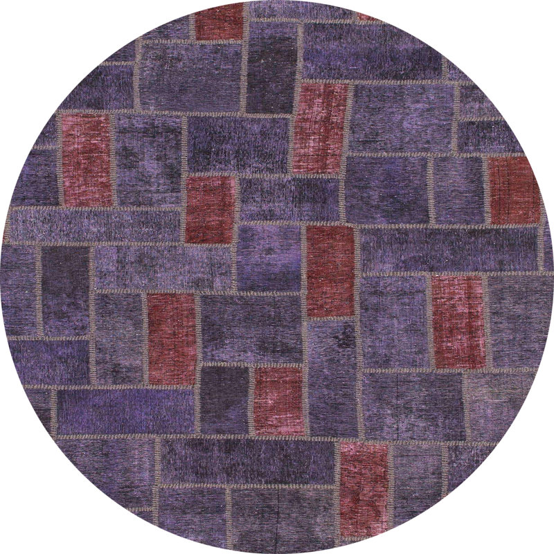 Tapis abstrait moderne 1511, Rond 8 pi