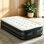 Matelas gonflable avec pompe intégrée, matelas gonflable surélevé, lit portatif à surface améliorée pour la maison, le camping