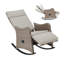 Chaise berçante d'extérieur en osier Edina-565806206