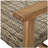 HAMPTON WOOD + WICKER LOVESEAT