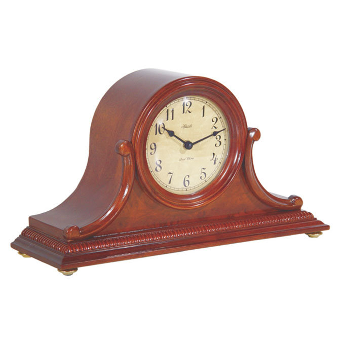 Scottsville Solid Wood Quartz Movement Clock, Cherry