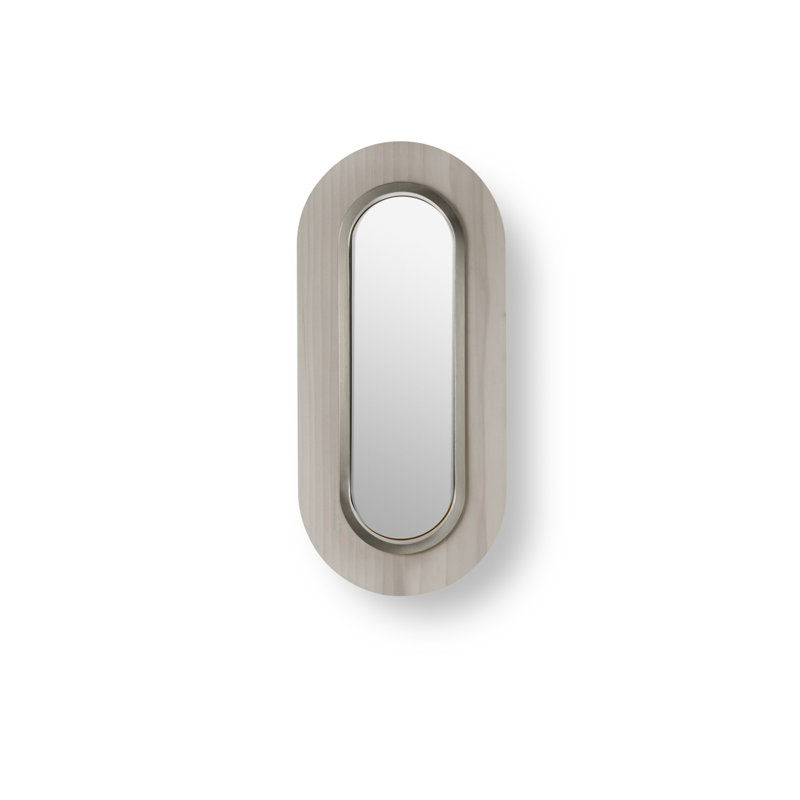 Lens 1 - Light LED Flush Mounted Sconce, 30.7" H x 8.7" W x 1.8" D, Matte Black, Pale Rose