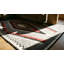 Exciting Tribal Geometric Diamond Design Antique Gray Native American Navajo Flatweave Rug