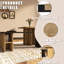Ensemble de 2 tables basses gigognes pour le salon Farmhouse-1955346412
