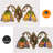 6.3-inch Double-shade Vintage Tiffany-style Red Stained Glass Dragonfly Wall Sconces