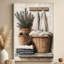 Art de l'aquarelle sur toile tendue Cozy