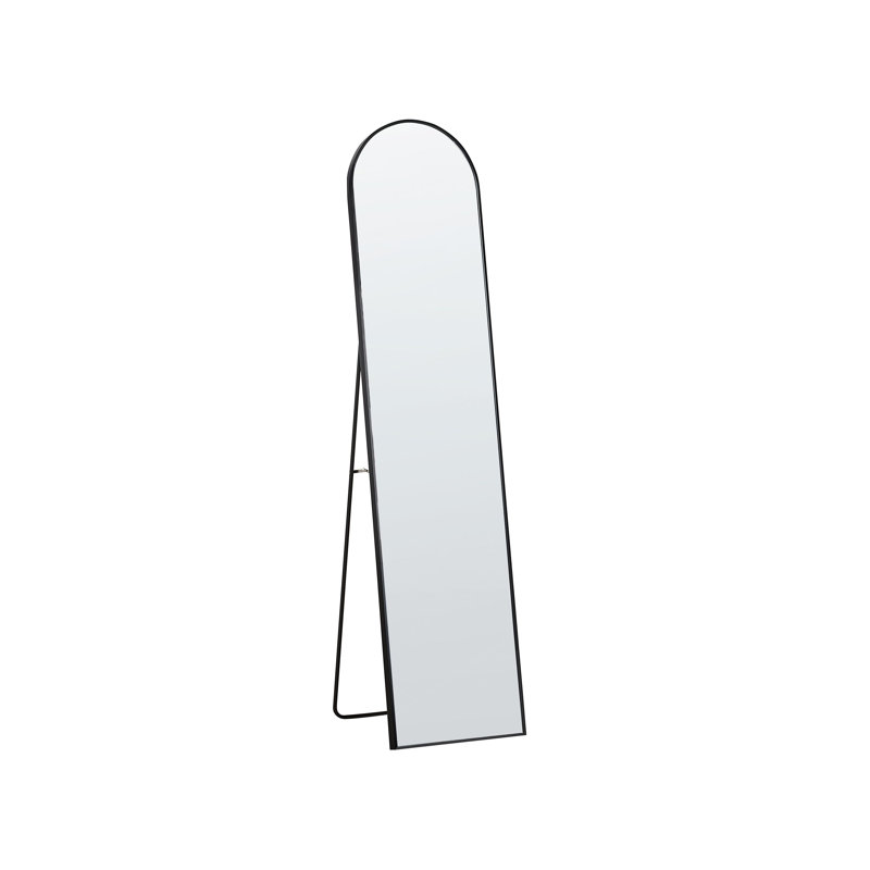 Kirrin Metal Flat Floor Mirror, Black
