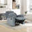 34.8" Wide Contemporary Breathable Skin Friendly Fabric Manual Recliner Chair with Soft Padded (Set of 2)-1286150826
