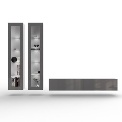 Unfinished Floating Entertainment Centre for TVs up to 48"
