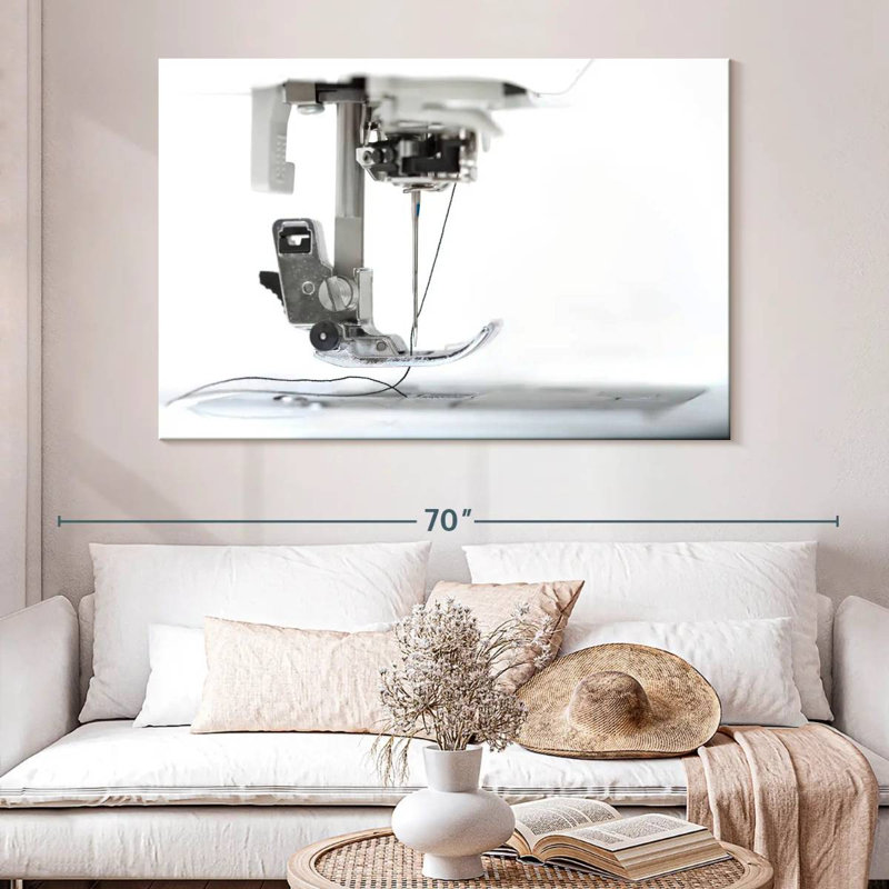 Senne Sewing Machine Close-Up, 34" H x 51" W