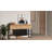 Industrial Console Table, Atlantic Pine, 54.6 x 32.9 x 17.0 inches | 100% Melamine Coated Particle Board, Thickness: 0.7 inches | Sturdy Metal Frame, Modern Design for Living Room & Entryway, Stylish and Durable