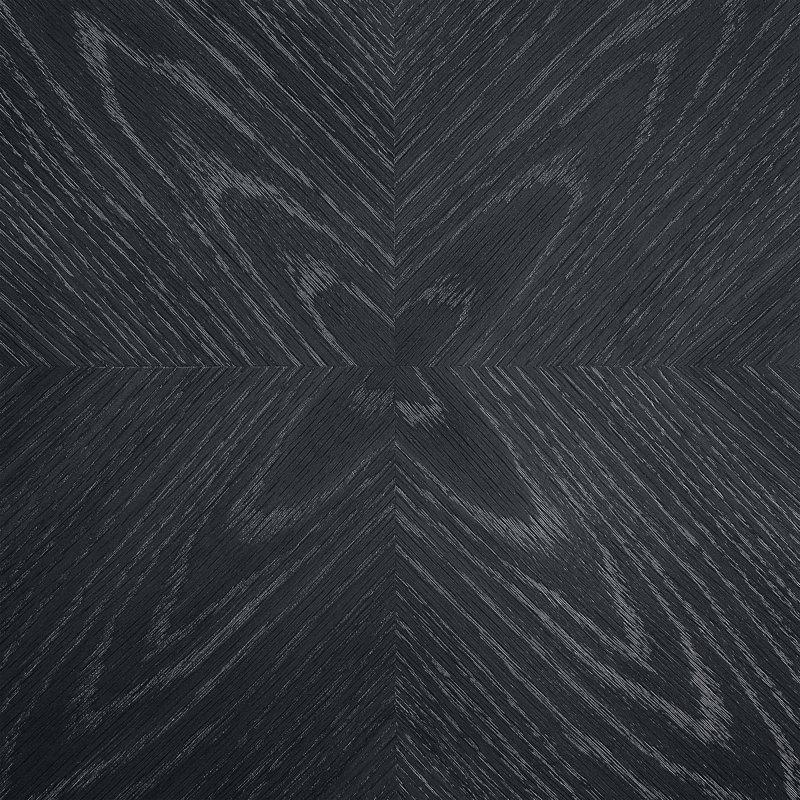 Table en chêne Belinda, 42", Noir