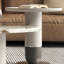 Table basse simple en marbre ovale