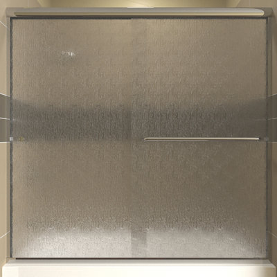 Porte de baignoire sans cadre 56 "x 57" Leter