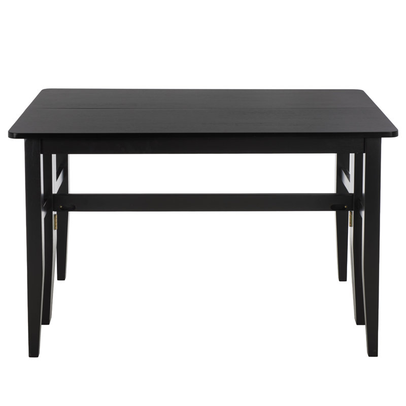 Clive Folding Dining Table, Black