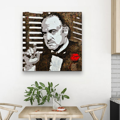 the godfather - 32"x32" art on canvas