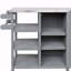Station de préparation portative pliable pour îlot de cuisine pour îlot de cuisine pour l'extérieur-1735051060