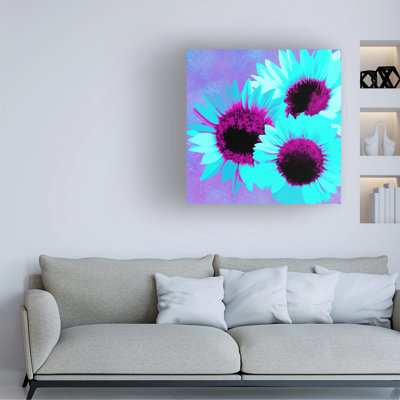 Bolog Tina Lavoie Psychedelic Sunflowers Canvas Art