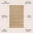 Ehlers Hand Woven Boucle Chunky Jute Natural Rug-183185968