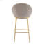 Tabouret de bar intérieur en métal, ensemble de 2-7238329