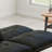 Adjustable Futon Sofa Bed With Velvet Fabric And Convertible Design-91295947