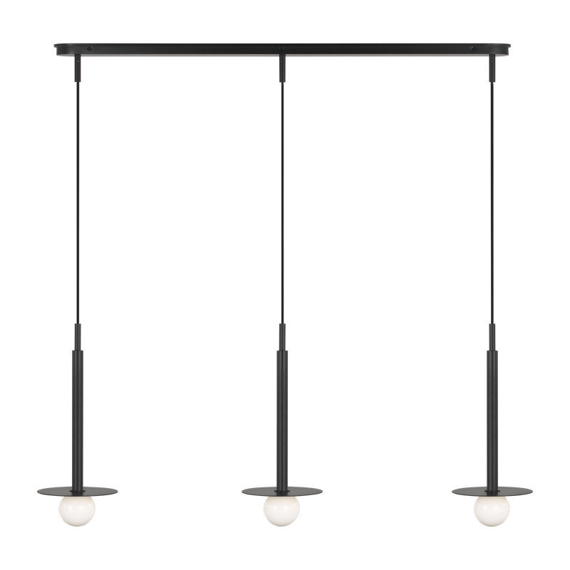 Nodes 3 - Light Chandelier, Midnight Black