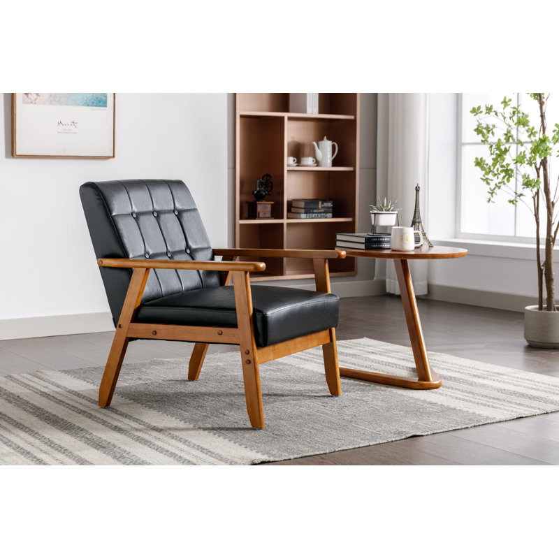 Alaiba Upholstered Armchair, Black