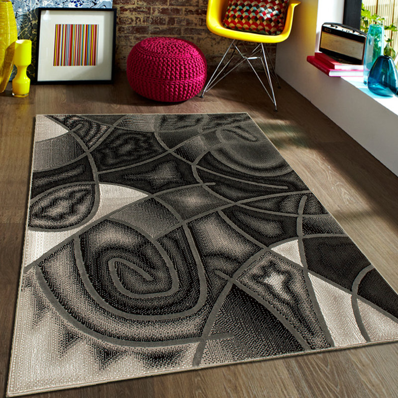 Alif Abstract Indoor Rug, 7'10" x 10'