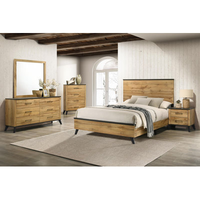 Falu 5-Piece Bedroom Set Natural Pine