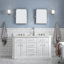 72" Palace Collection Quartz Carrara Cashmere Grey Bathroom Vanity Set With Hardware, Mirror in Polished Nickel (PVD) Finish-1380642572-1477000652-1477000653
