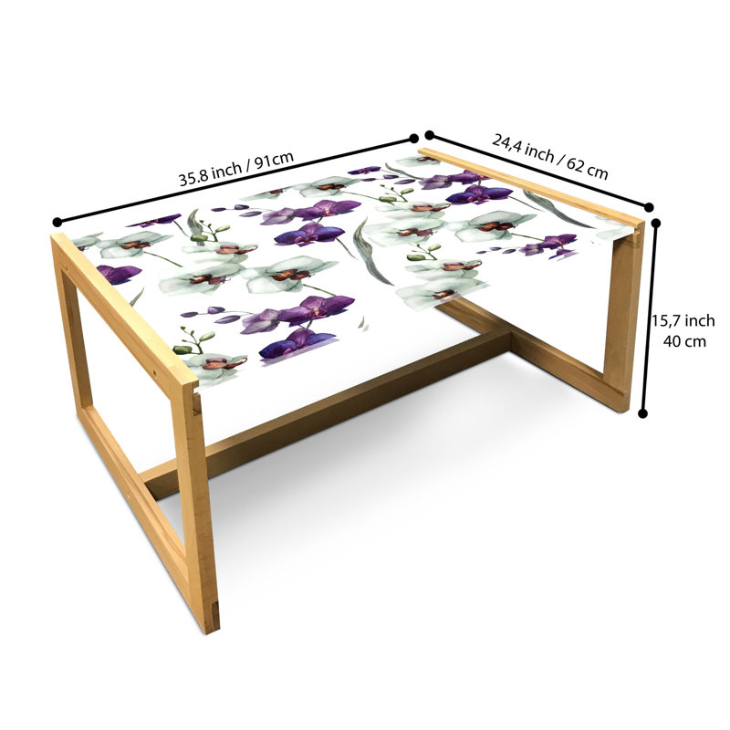 Ineshia Sled Coffee Table, 90cm H x 62cm W x 40cm D