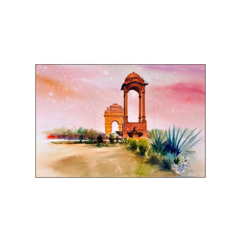 India Gate | Watercolor | By Prashant Honakhande