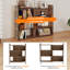 Bibliothèque rétractable moderne à 3 niveaux, étagère de rangement et de présentation multicouche-1516527453