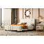 Lit plateforme tapissier taille, velours-1644558808-1644558809