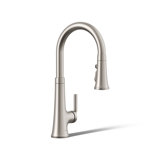Tone Single Handle Pull Down Kitchen Sink Faucet with Three-Function Pull Down Sprayer