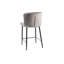 Mireille Upholstered Adjustable Height Bar Stool with Steel Frame-1212140444-1212140446