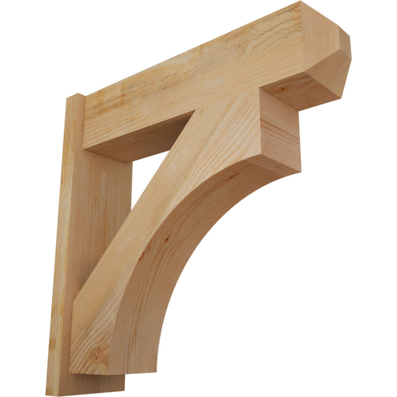 Persienne en bois rustique Westlake Craftsman, P 30 po x H 30 po, Sapin Douglas de 8 po (sciage brut)