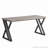 55 Inches Modern Writing Desk With Z-Shaped Metal Legs-952258783