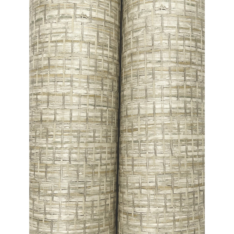 Papier peint tressé, Vert
