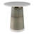 Glass and Marble Accent Table with Tapered Base-61667899