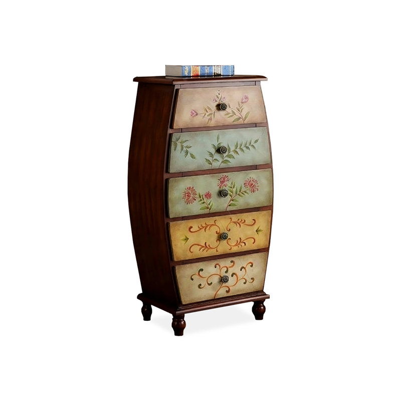 Modern Solid Wood Accent Cabinet