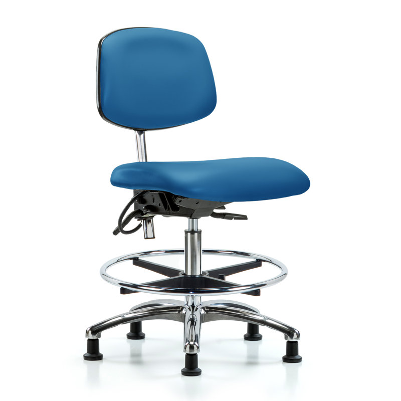 Fauteuil ergonomique Blue Ridge, Bleu, Patins, Non inclus