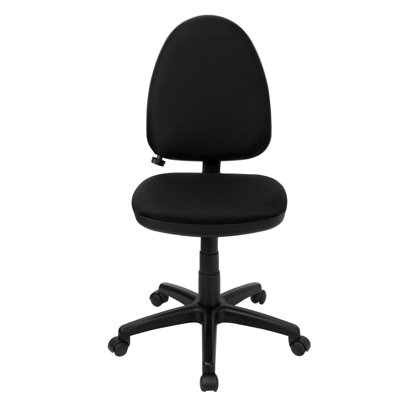  Chaise de bureau ergonomique multifonctionnelle à dossier moyen en tissu