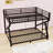 Metal Bunk Bed with Reinforced Slats, Guardrails and Built-In Ladder-478157311
