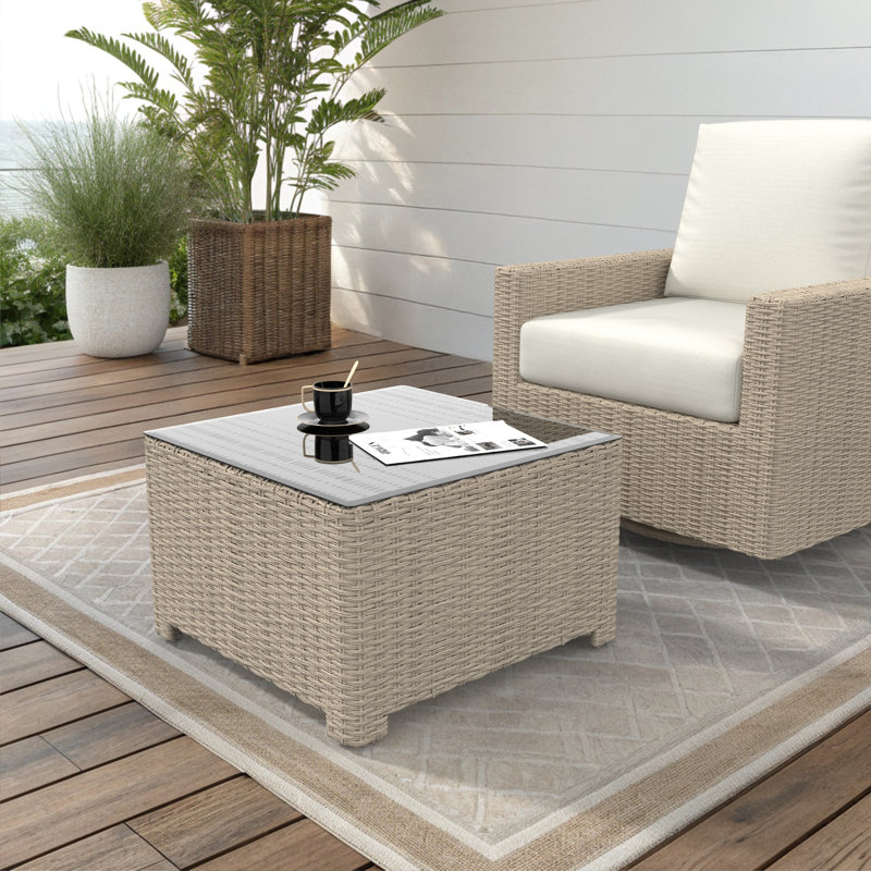 Table basse d'extérieur carrée Henri