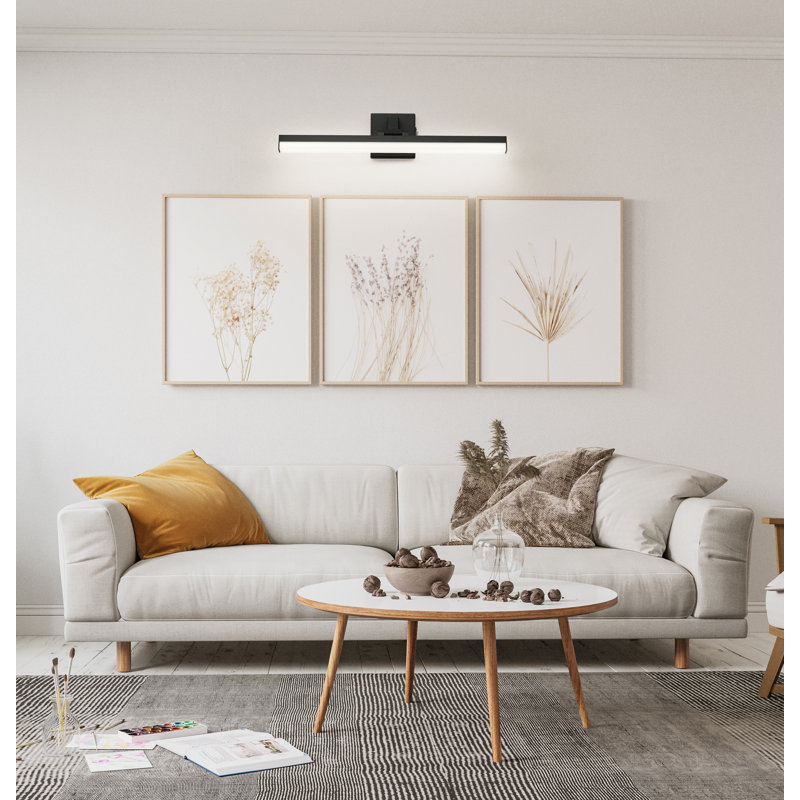 Meuble-lavabo 1 lumière Briden en chrome, Noir mat