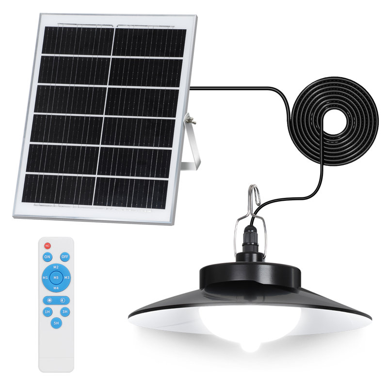 Luminaire suspendu d'extérieur à 1 lumière à intensité variable avec capteur de mouvement