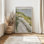 Serene Pathway by the Sea II, reproduction dans un cadre